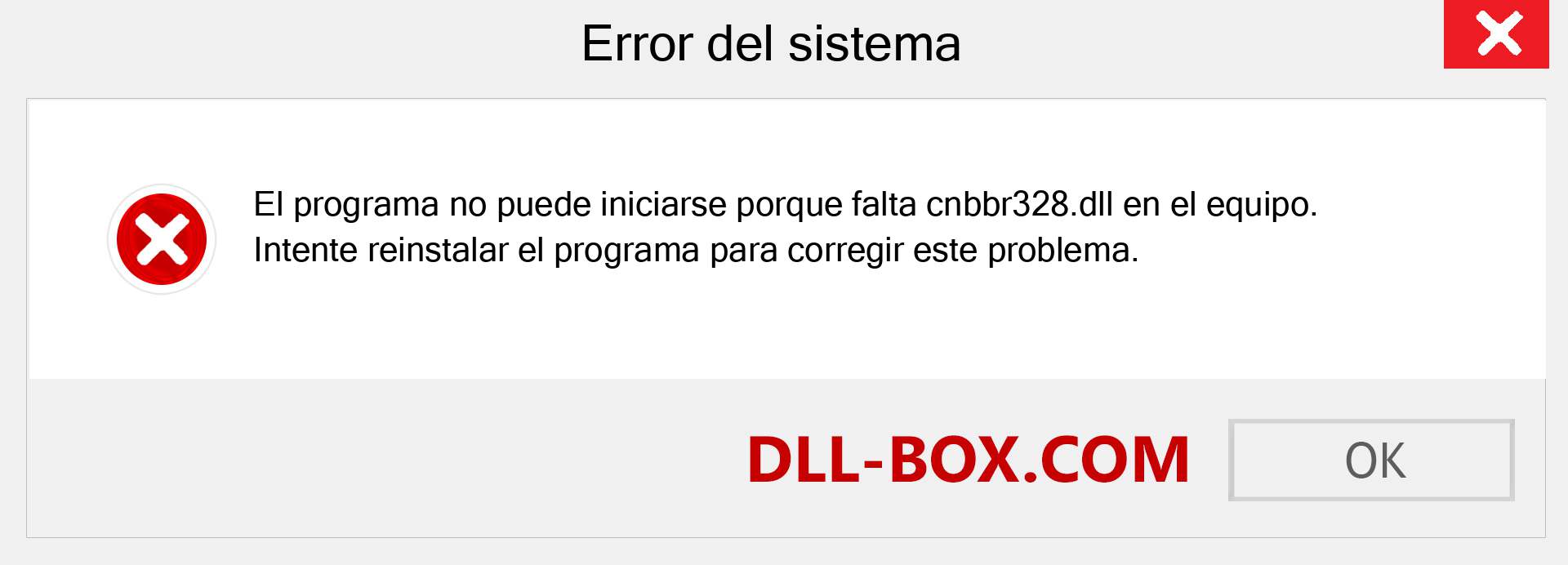 ¿Falta el archivo cnbbr328.dll ?. Descargar para Windows 7, 8, 10 - Corregir cnbbr328 dll Missing Error en Windows, fotos, imágenes